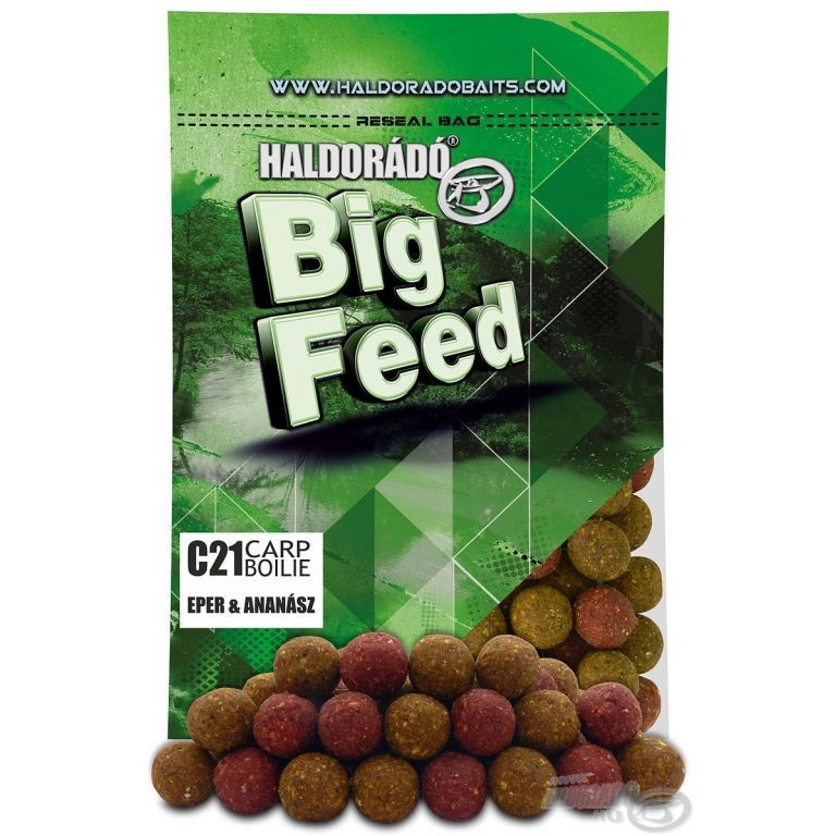 Haldorado – Big Feed C21 Boilie Strawberry & Pineapple 21mm