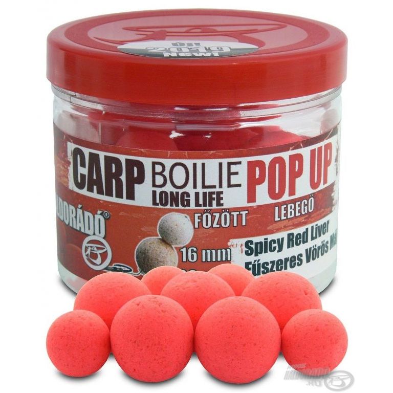 Haldorado – Carp Boilie Pop Up Spicy Red Liver 16-24mm