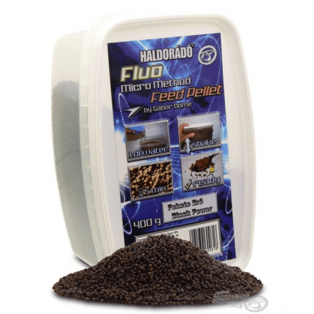 haldorado fluo micro method feed pellet black squid