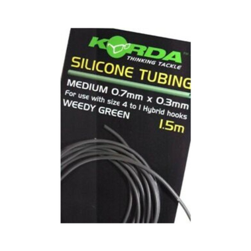 Korda - Silicone Tubing Weedy Green 0.7mm