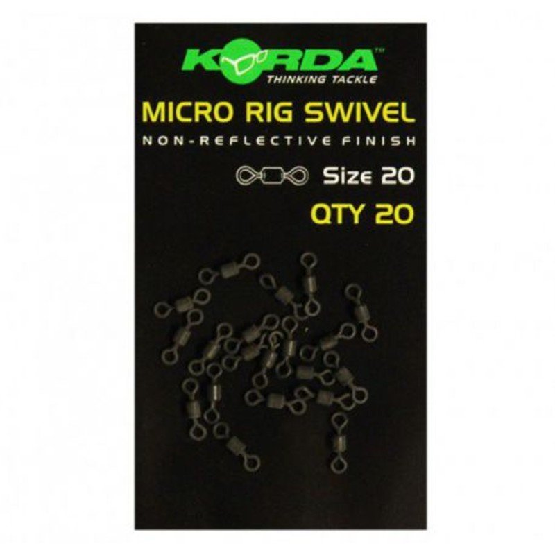Korda Micro Rig Swivel 20pcs