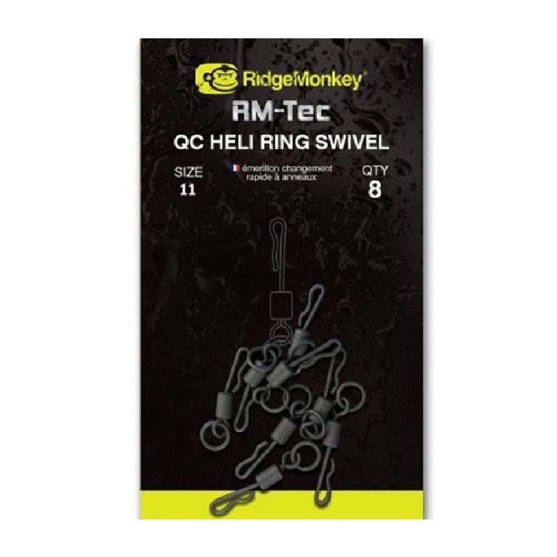 Ridgemonkey – RM-Tec Mini Hook Ring Swivel Nº11