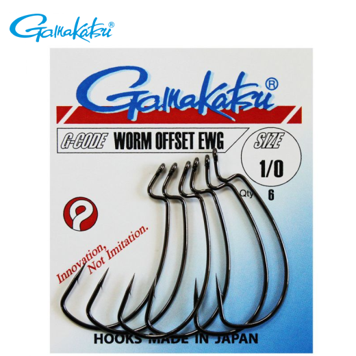 anzuelo gamakatsu carolina worm offset ewg